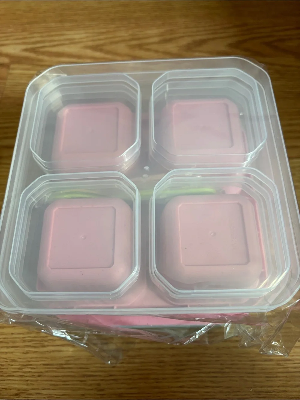 4-Compartment Meal Prep Container Set Bento Boxes - 4 Colors NWT